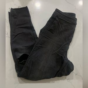 H&M high waisted black jeans